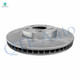 Set of 4 Front 325mm-Rear 345mm Brake Disc Rotors For 2019 Lincoln MKT