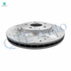 Front Drilled Slotted Brake Disc Rotors 296mm For 2007-2012 2014-2016 Honda CR-V