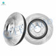 Front Brake Disc Rotors 329.95mm For 2013-2019 Cadillac XTS