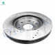 Front Brake Disc Rotors 329.95mm For 2013-2019 Cadillac XTS