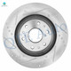 Front Brake Disc Rotors 329.95mm For 2009-2012 GMC Savana 3500
