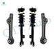 Set of 4 Front Lower Rearward Control Arm-Quick Complete Strut-Coil Spring Assembly For 2012-2014 Chrysler 300