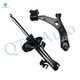 Front Right Lower Control Arm Ball Joint-Suspension Strut Assembly For 2004-2009 Mazda 3