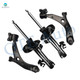 Set of 4 Front Lower Control Arm Ball Joint-Suspension Strut Assembly For 2004-2009 Mazda 3