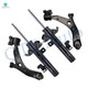 Set of 4 Front Lower Control Arm Ball Joint-Suspension Strut Assembly For 2004-2009 Mazda 3
