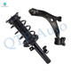 Front Left Lower Control Arm Ball Joint-Quick Complete Strut-Coil Spring Assembly For 2004-2009 Mazda 3 Front Left Lower Control Arm Ball Joint-Quick Complete Strut-Coil Spring Assembly For 2004-2009 Mazda 3