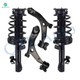 Set of 4 Front Lower Control Arm Ball Joint-Quick Complete Strut-Coil Spring Assembly For 2006-2010 2012-2017 Mazda 5