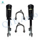 Set of 4 Front Upper Control Arm Ball Joint-Quick Complete Strut-Coil Spring Assembly For 2006-2009 Dodge Charger SRT8
