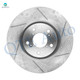 Set of 4 Front 330mm-Rear 334mm Drilled Slotted Brake Disc Rotors For 2009-2015 Honda Pilot