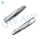 Pair of 2 Rear Door Handle For 2007-2014 Chevrolet Silverado 3500 HD