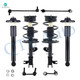 Set of 8 Front Sway Bar Link-Quick Complete Strut-Coil Spring Assembly-Rear Sway Bar Link-Complete Shock Absorber Kit For 2016-2019 Infiniti QX60