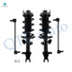 Set of 4 Front Sway Bar Link-Quick Complete Strut-Coil Spring Assembly For 2007-2013 Acura MDX