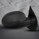 Right Passenger Side Power Heated Foldaway View Mirror Chrome/Convex+Warning Black Textured 10H5P For 2007-2014 Chevrolet Suburban 1500