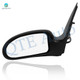 Left Driver Side Power Non-Folding View Mirror Chrome/Flat Black Textured 5H3P For 2000-2007 Ford Focus