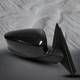 Right Passenger Side Power Foldaway W/Cover View Mirror Black Smooth For 2008-2012 Honda Accord