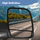 Right Passenger Side Manual Foldaway View Mirror Dual Glass Chrome/Convex+Warning Black Textured For 2010-2014 Ford Econoline Van Right Passenger Side Manual Foldaway View Mirror Dual Glass Chrome/Convex+Warning Black Textured For 2010-2014 Ford Econoline Van