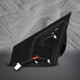 Pair of 2 Left Driver-Right Passenger Side Power Foldaway View Mirror Black Smooth 12H3P For 2013-2019 Nissan Sentra
