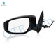 Left Driver Side Mirror, Power Non-Heated Paintable Manual Folding View Mirror For 2013-2019 Nissan Sentra