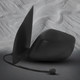 Left Driver Side Power Foldaway View Mirror Chrome/Flat Black Textured For 2005-2021 Nissan Frontier