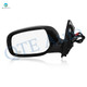 Left Driver Side Mirror, Power Heated Paintable Manual Folding View Mirror For 2009-2013 Toyota Corolla