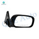 Right Passenger Side Power Nonfolding Usa Built View Mirror Chrome/Convex+Warning Black Smooth 5H3P For 2002-2006 Toyota Camry