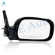 Right Passenger Side Power Nonfolding Usa Built View Mirror Chrome/Convex+Warning Black Smooth 5H3P For 2002-2006 Toyota Camry