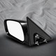 Left Driver Side Power Heated Nonfolding Usa Built View Mirror Chrome/Flat Black Smooth 5H5P For 2002-2006 Toyota Camry