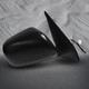 Pair of 2 Left Driver-Right Passenger Side Power Foldaway View Mirror Black Textured For 2005-2011 Toyota Tacoma