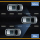 Right Passenger Side Manual Foldaway View Mirror Chrome/Convex+Warning Black Textured For 2001-2006 GMC Sierra 2500 HD