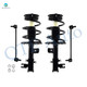 Set of 4 Front Sway Bar Link-Quick Complete Strut-Coil Spring Assembly For 2016-2022 Nissan Maxima