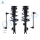 Set of 4 Front Sway Bar Link-Quick Complete Strut-Coil Spring Assembly For 2004-2006 Lexus RX330 FWD