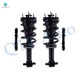 Set of 4 Front Sway Bar Link-Quick Complete Strut-Coil Spring Assembly For 2014-2018 GMC Sierra 1500 4WD Monotube Performance Upgrade