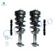 Set of 4 Front Sway Bar Link-Quick Complete Strut-Coil Spring Assembly For 2019 Chevrolet Silverado 1500 LD RWD