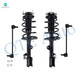 Set of 4 Front Sway Bar Link-Quick Complete Strut-Coil Spring Assembly For 2010-2015 Lexus RX450H