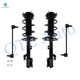 Set of 4 Front Sway Bar Link-Quick Complete Strut-Coil Spring Assembly For 2018 2019 Lexus RX350L