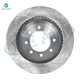 Front 326.4mm Drilled Slotted Brake Disc Rotors For 2000-2002 Dodge RAM 2500