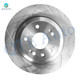 Set of 4 Front 319.7mm-Rear 334mm Drilled Slotted Brake Disc Rotors For 2009-2014 Acura TL