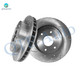 Front 294.9mm Drilled Slotted Brake Disc Rotors For 1992-1995 Chevrolet K2500 Suburban