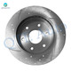 Front 294.9mm Drilled Slotted Brake Disc Rotors For 1992-1995 Chevrolet K2500 Suburban