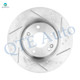 Set of 4 Front 300mm-Rear 302mm Drilled Slotted Brake Disc Rotors For 2011-2013 KIA Sorento
