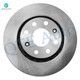 Front 256.05mm Brake Disc Rotors For 2005-2007 Pontiac Wave5