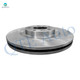 Set of 4 Front 320mm-Rear 324.8mm Brake Disc Rotors For 2007-2015 Mazda CX-9