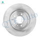 Set of 4 Front 320mm-Rear 324.8mm Brake Disc Rotors For 2007-2015 Mazda CX-9