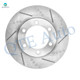 Set of 4 Front 319mm-Rear 312mm Drilled Slotted Brake Disc Rotors For 2001-2007 Toyota Sequoia