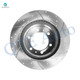 Front 319mm Drilled Slotted Brake Disc Rotors For 2005-2022 Toyota Tacoma