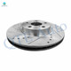 Set of 4 Front 275mm-Rear 259mm Drilled Slotted Brake Disc Rotors For 2009-2013 Toyota Matrix