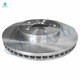 Set of 4 Front 296mm-Rear 290mm Brake Disc Rotors For 2004-2010 Toyota Sienna