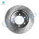 Front 297mm Drilled Slotted Brake Disc Rotors For 1996-2002 Toyota 4Runner