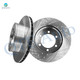 Front 297mm Drilled Slotted Brake Disc Rotors For 1996-2002 Toyota 4Runner