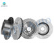 Set of 4 Front 296mm-Rear 281mm Drilled Slotted Brake Disc Rotors For 2012 Toyota Avalon